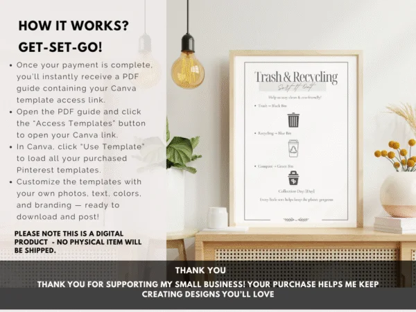 Airbnb Signs Bundle Canva Template - Image 11