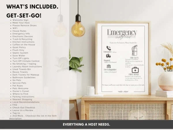 Airbnb Signs Bundle Canva Template - Image 10