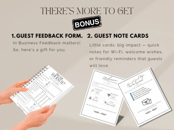 Airbnb Signs Bundle Canva Template - Image 9