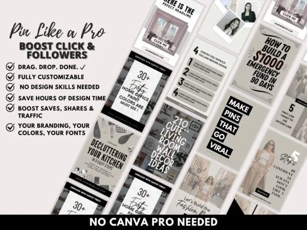 100+ Viral Pinterest Pin Templates - Image 7