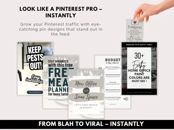 100+ Viral Pinterest Pin Templates - Image 6