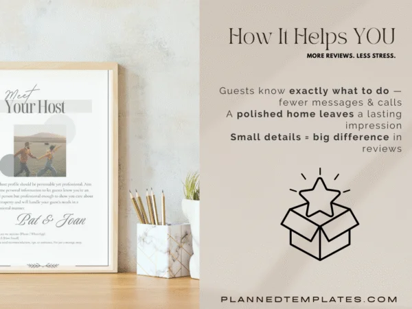 Airbnb Signs Bundle Canva Template - Image 7